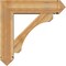 Ekena Millwork Legacy Arts and Crafts Rough Sawn Bracket w/ Offset Brace, Western Red Cedar, 8"W x 30"D x 30"H BKT0806X30X30LEC03RWR - alternate 4